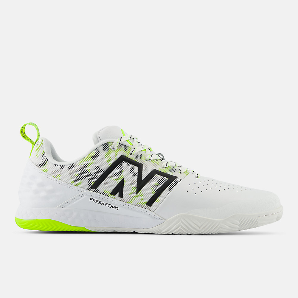 New Balance Audazo Pro IN V6 Shoes White with Hi-lite and Light Cyclone